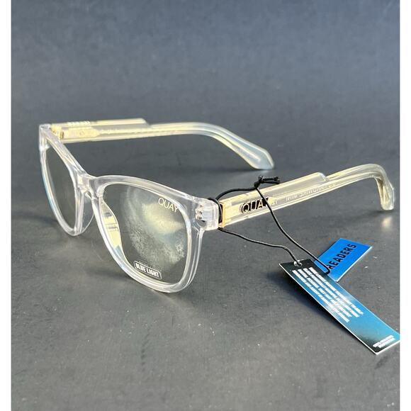 Quay Australia Cat Eye Clear Hardwire Mini Blue Light Block Readers Lenses +.5 main image 13